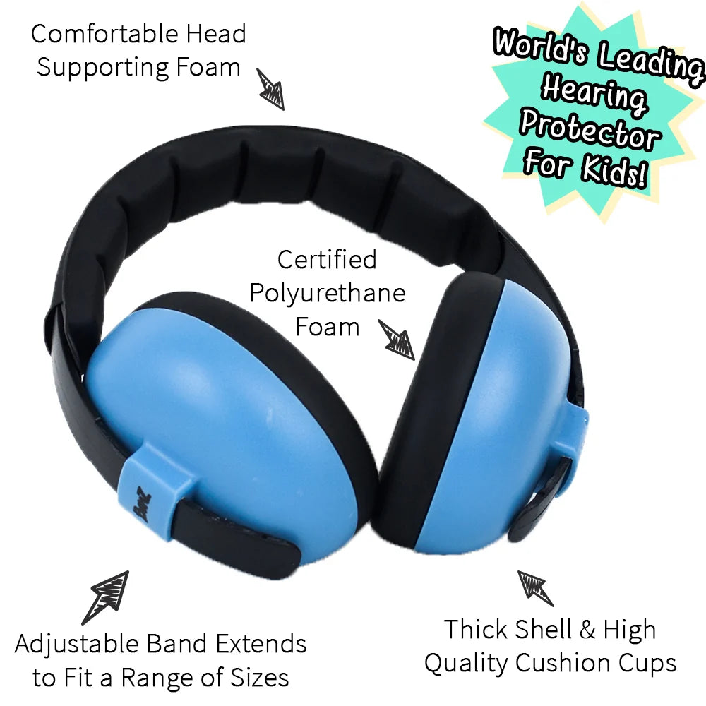 Baby Hearing Protection Earmuffs- Silver