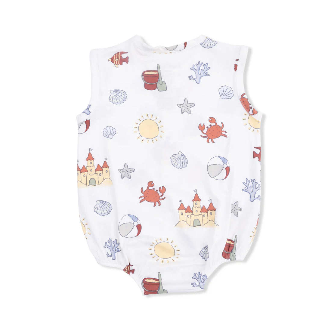 Bamboo Henley Bubble- Sunny Sandcastles