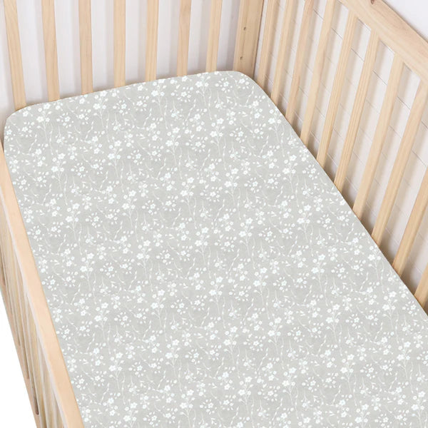 Bamboo Crib Sheet- Magnolia
