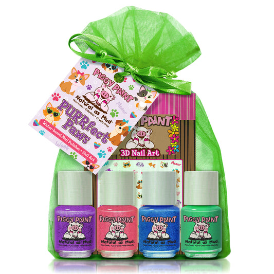 Purrfect Paws Nail Polish Gift Set