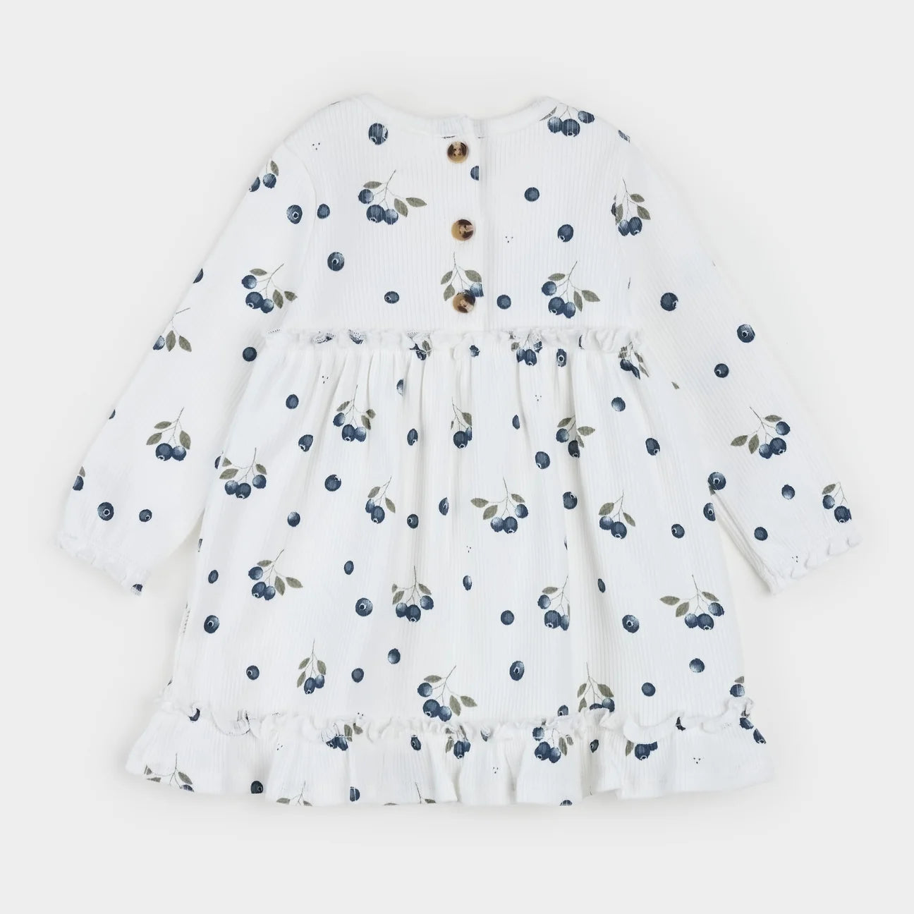 Blueberries Ribbed Dress Set