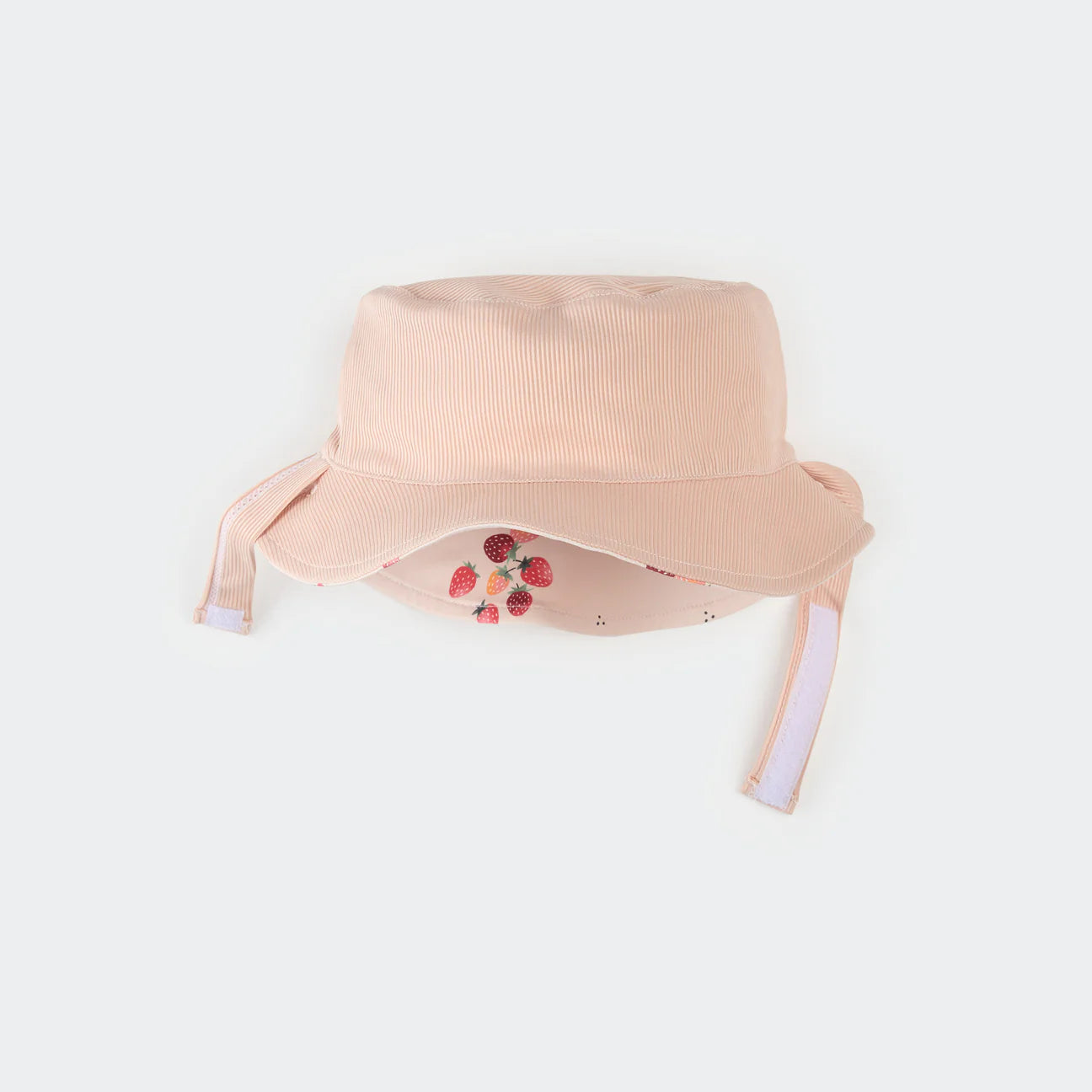 Pink Strawberries Reversible Swim Hat