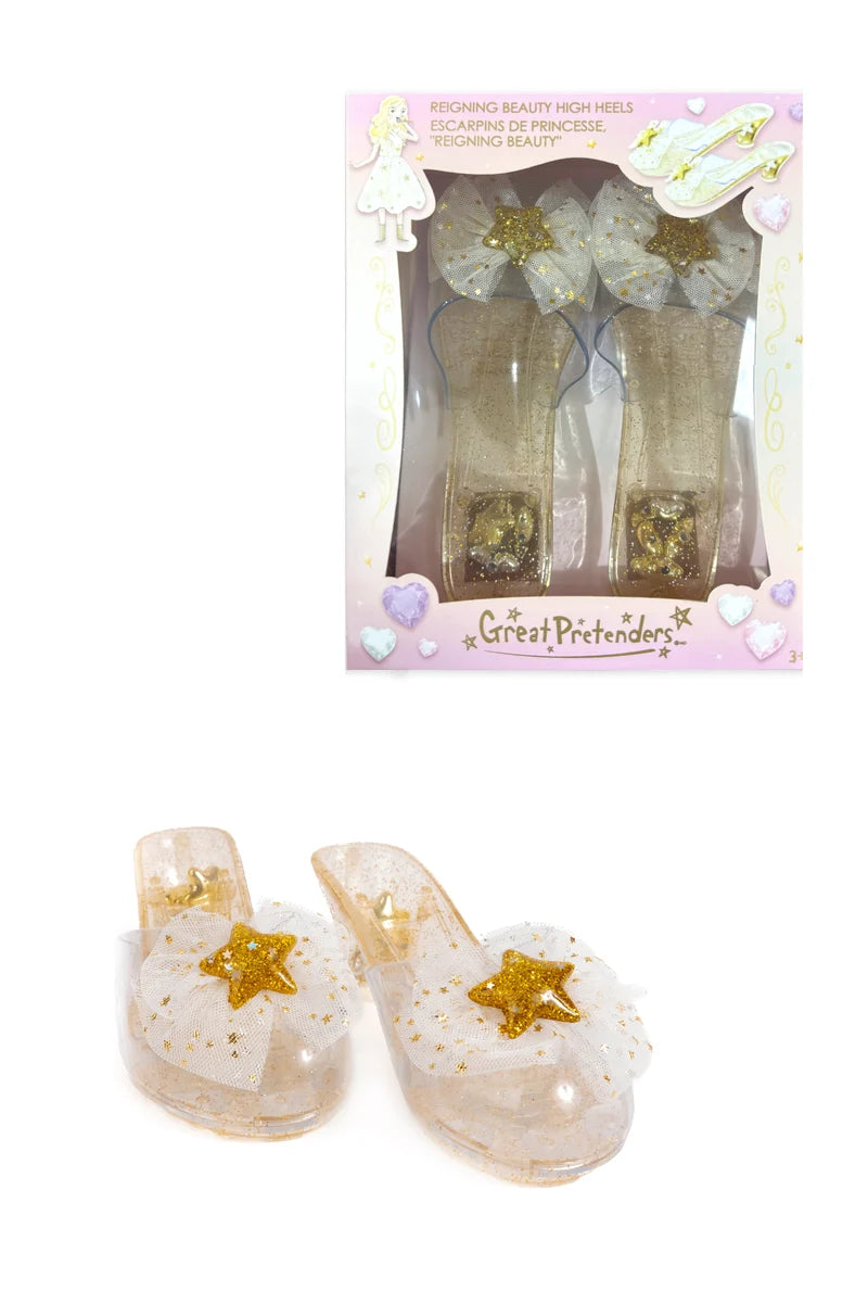 Reigning Beauty Gold High Heels