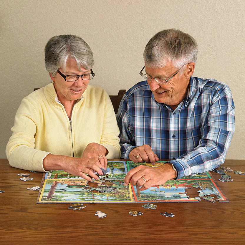 275pc. Cabin Country Easy Handling Puzzle
