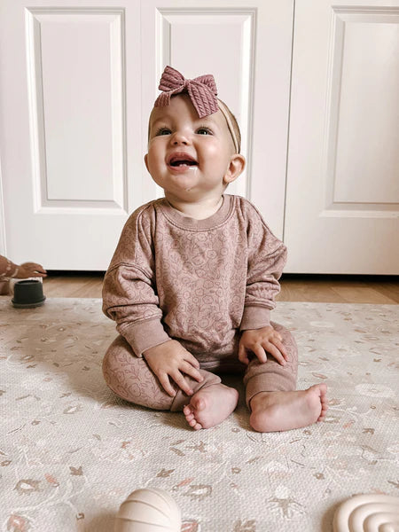 Fleece Jogsuit- Dainty Floral