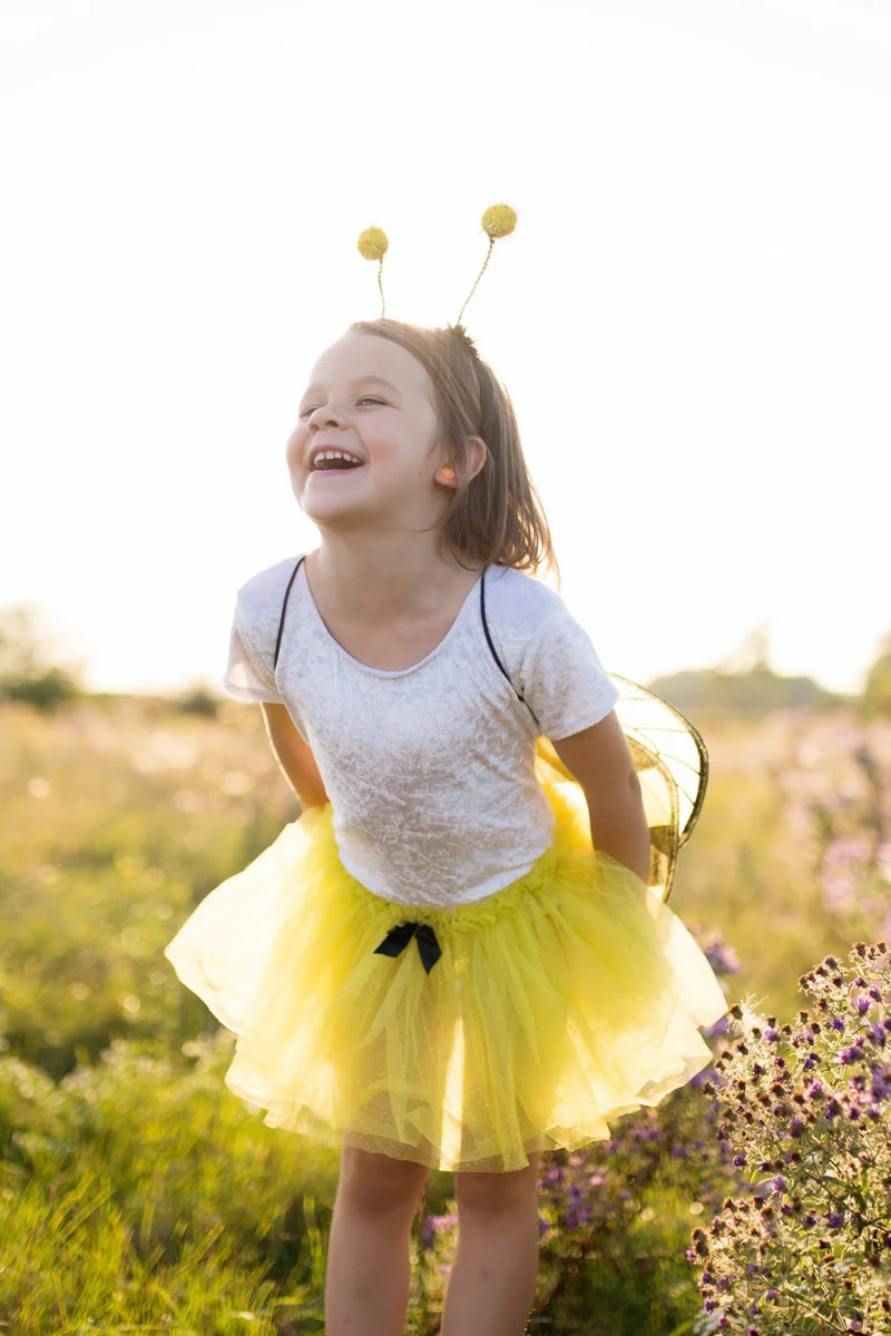 Glitter Bumblebee Tutu, Wings, & Headband Set