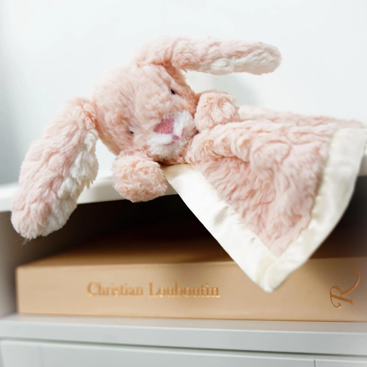 Putty Nursery Blush Bunny Character Blanket