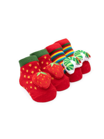 The Very Hungry Caterpillar Baby Rattle Socks