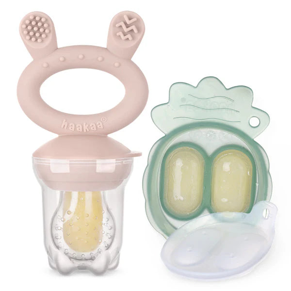 Freeze-N-Feed Silicone Feeder & Tray- Blush