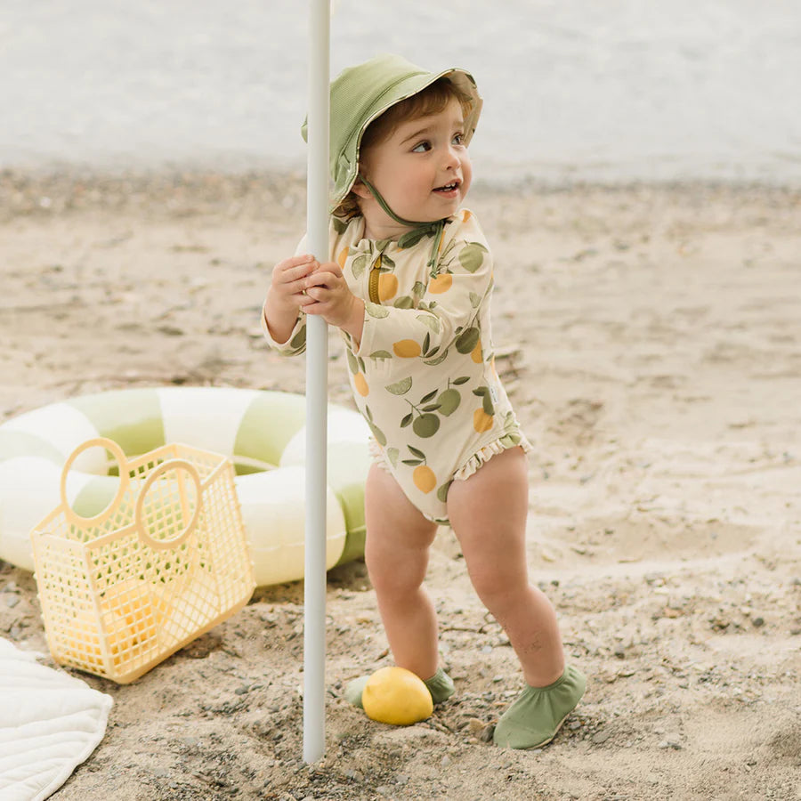 Citrus Long Sleeve 1pc. Baby Swimsuit
