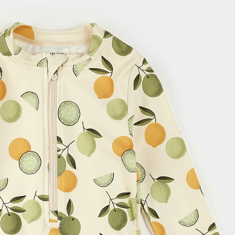 Citrus Long Sleeve 1pc. Baby Swimsuit