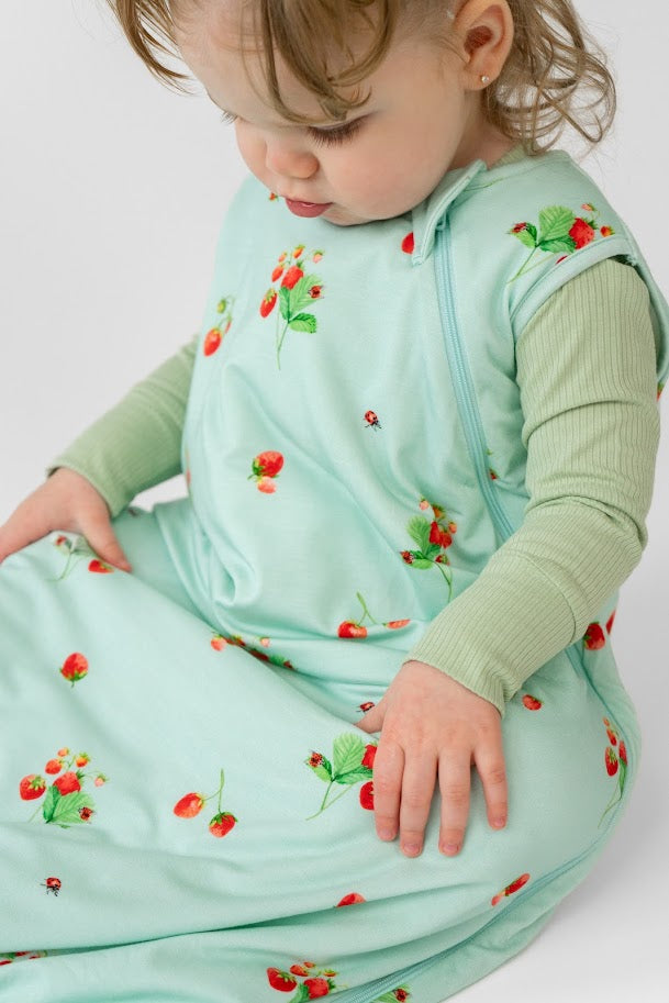 0.5 TOG Bamboo Sleep Bag- Strawberry Garden