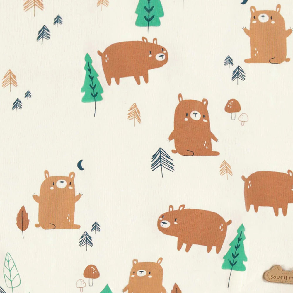 Forest Bears Crewneck Baby Sweater
