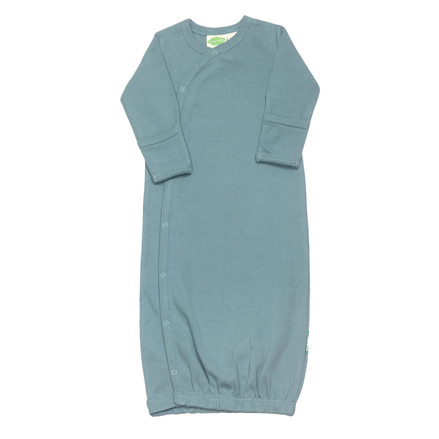 Organic Essentials Wrap Gown- Ocean