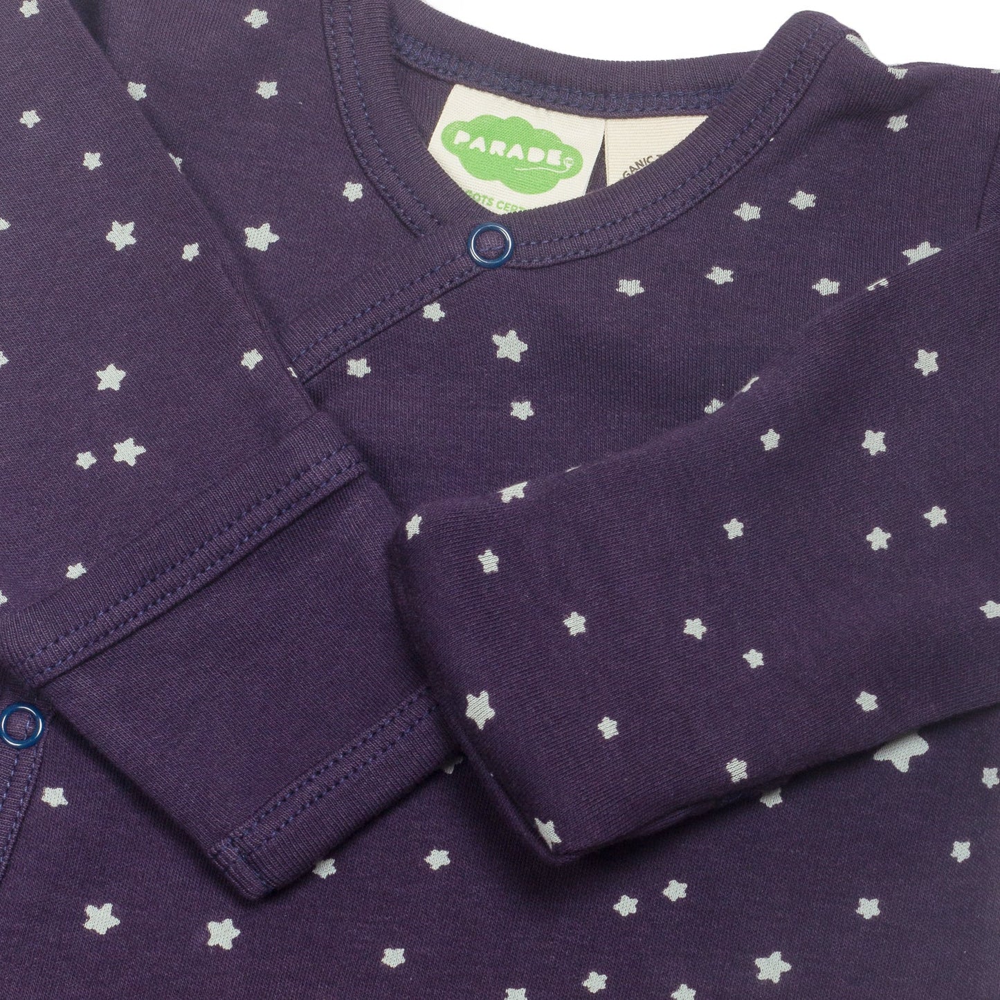 Organic Essentials Wrap Gown- Sky Stars