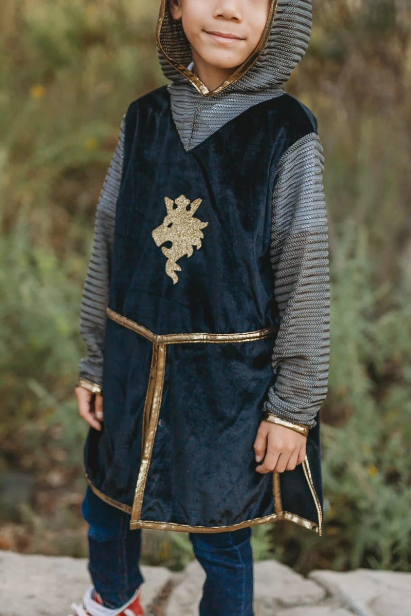 Gold Knight Tunic, Cape, & Crown Set