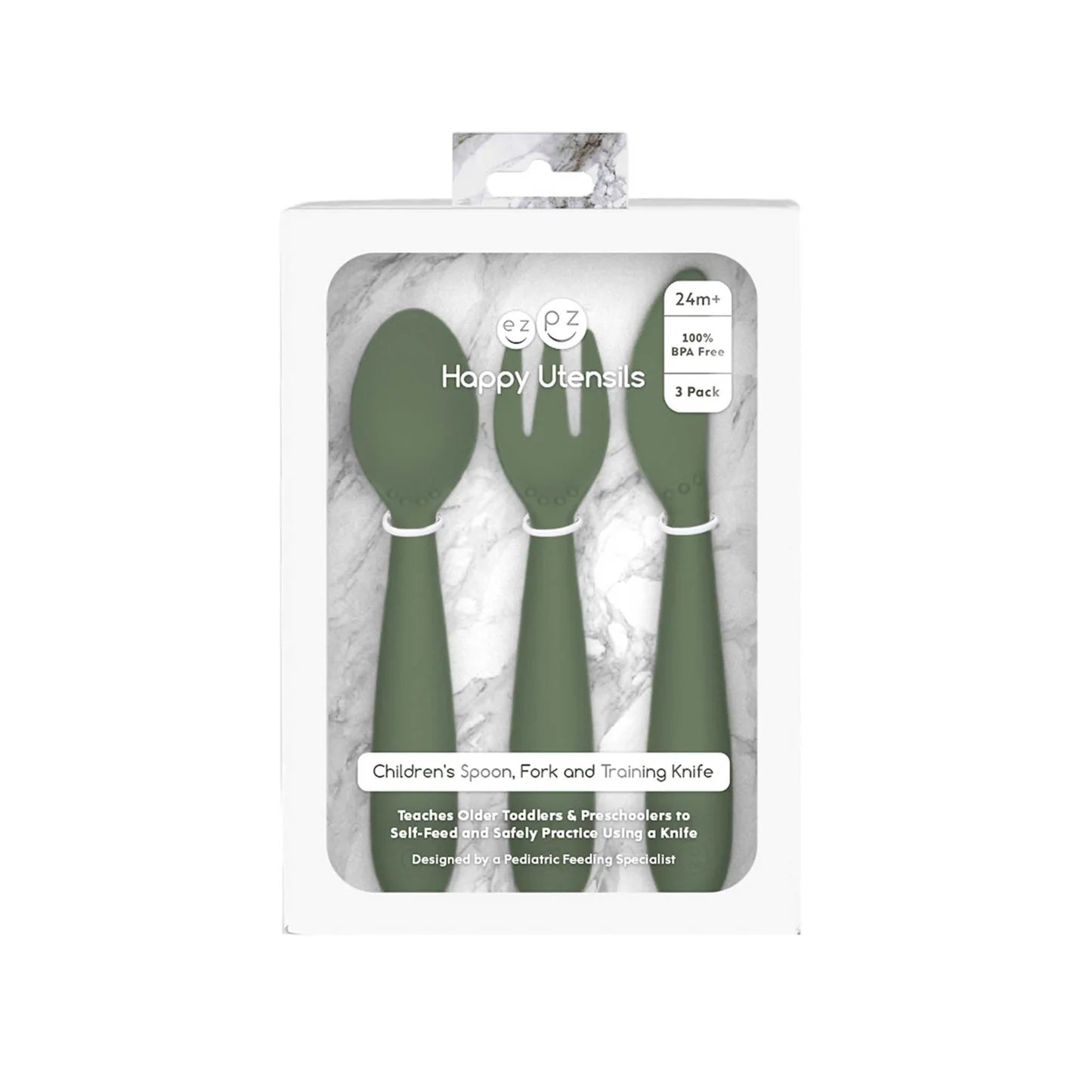 Happy Utensils- Olive