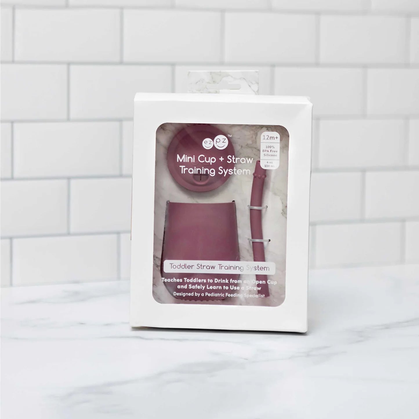 Mini Cup + Straw Training System- Mauve