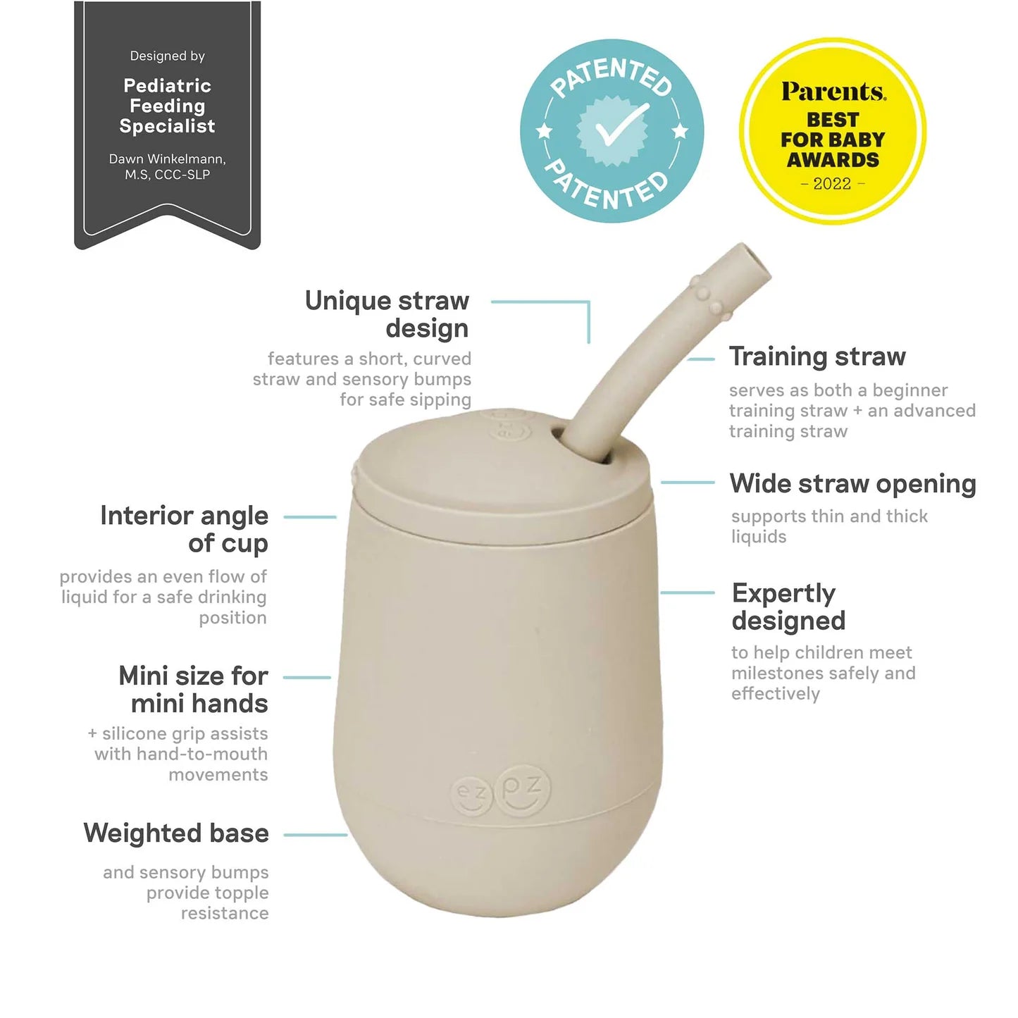 Mini Cup + Straw Training System- Oat