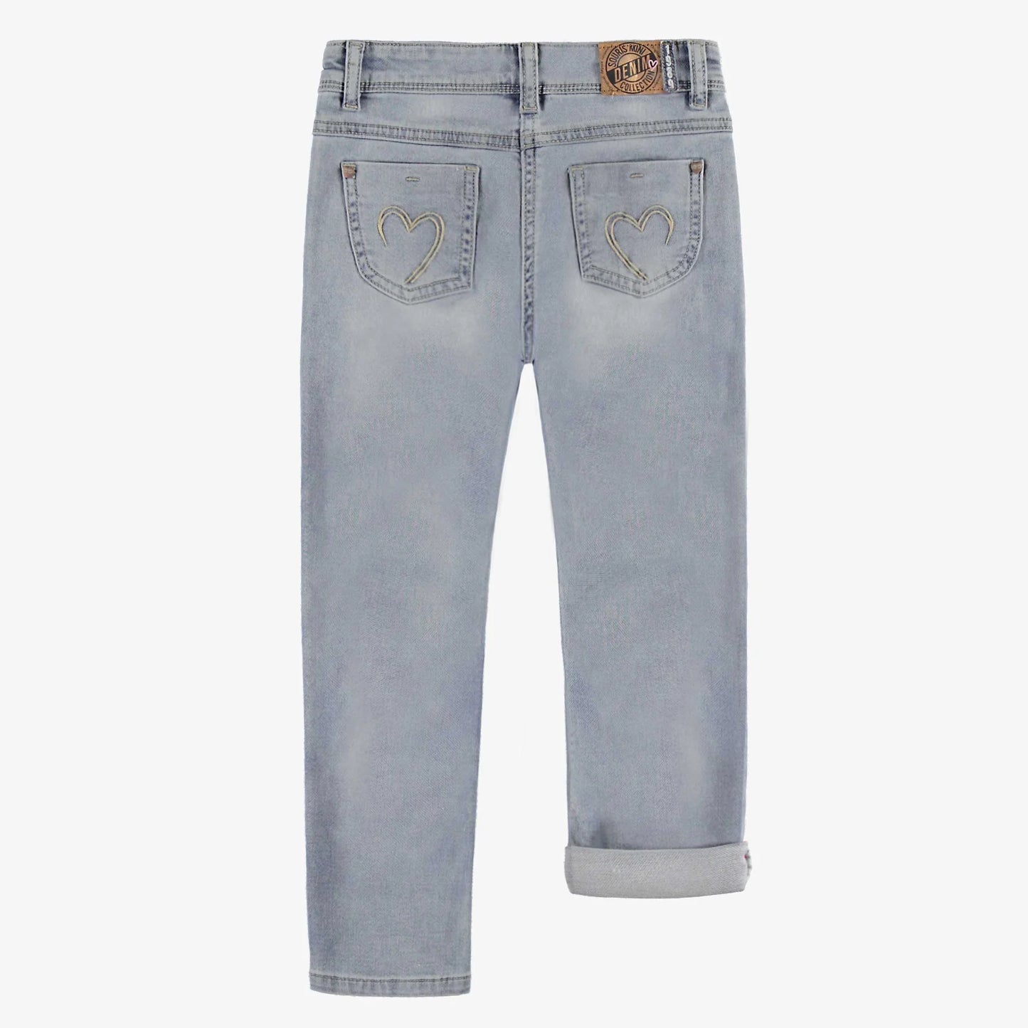 Floral Embroidered Jeans