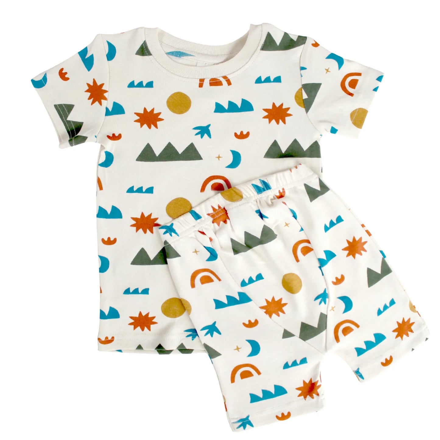 Organic Kids Shortie Pajamas- West Coast