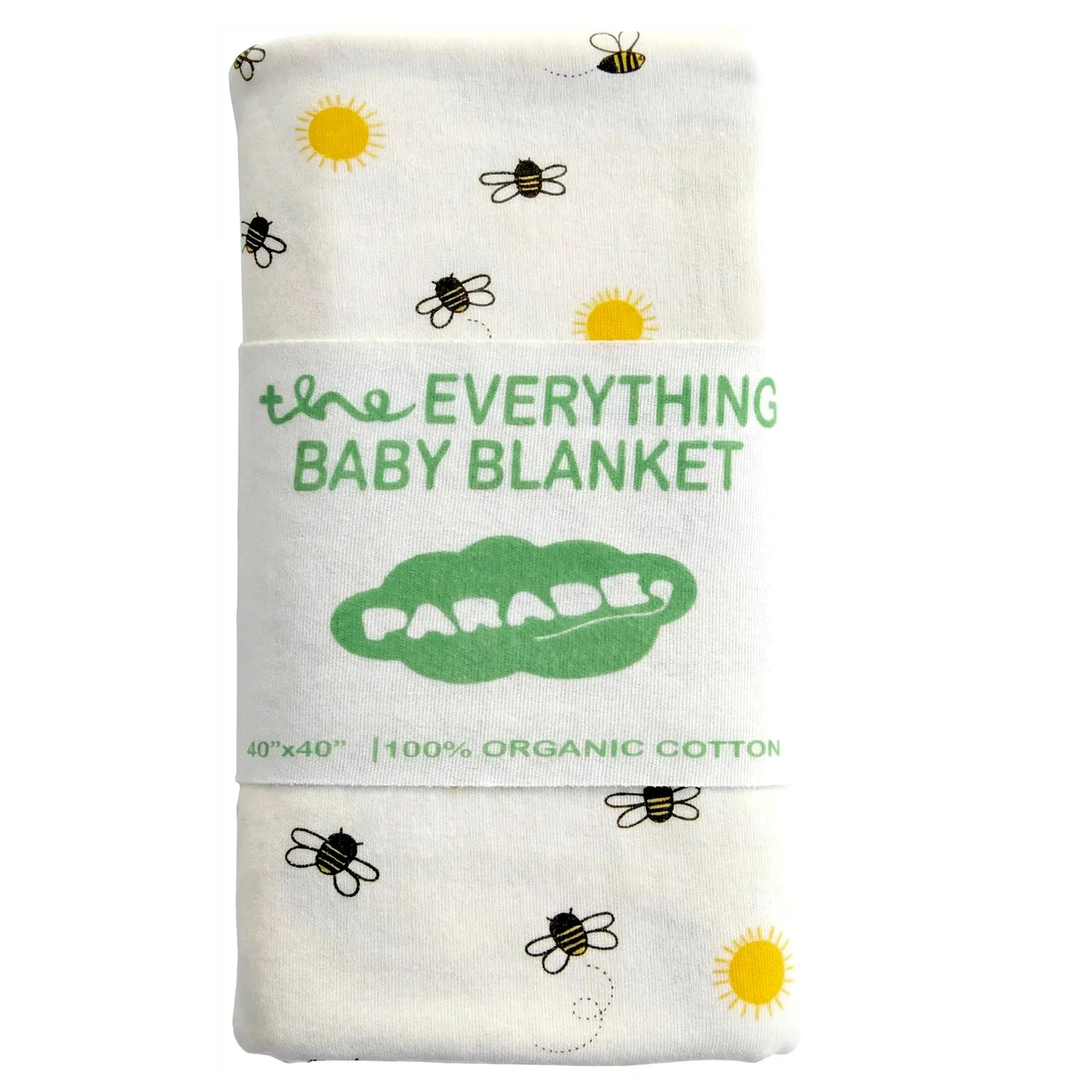 Organic Everything Baby Blanket- Bees