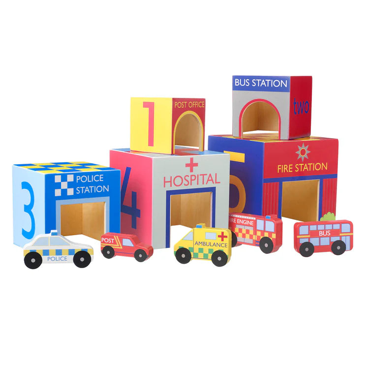 Emergency Services Stacking Cubes