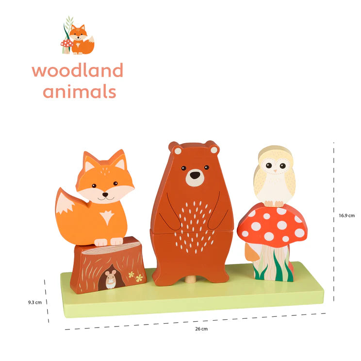 Woodland Animal Stacking Toy