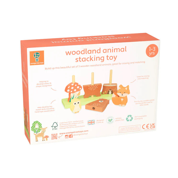 Woodland Animal Stacking Toy