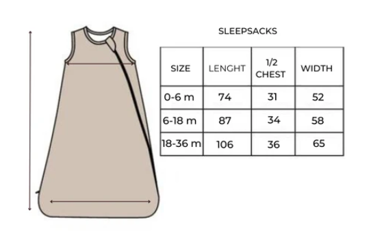 1.0 TOG Bamboo Sleep Bag- Black Bears
