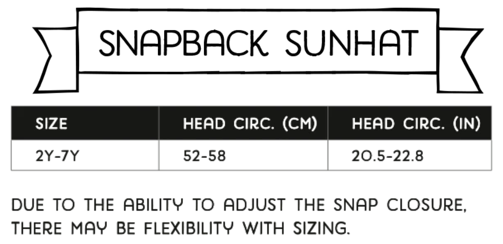 Snapback Sunhat- Bright Blue