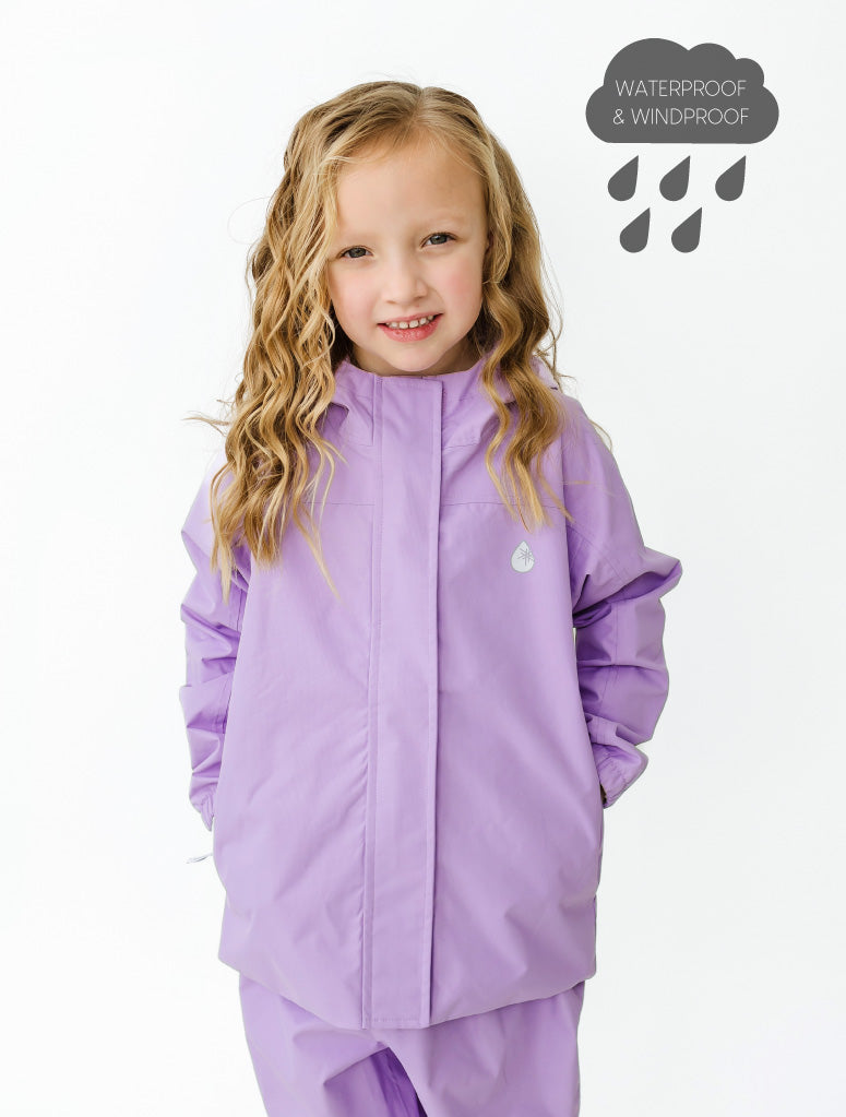 SplashMagic Rainshell Jacket- Periwinkle/Dragonfly
