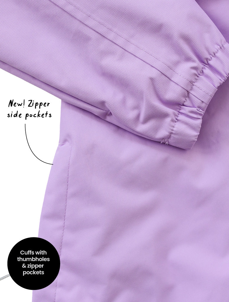 SplashMagic Rainshell Jacket- Periwinkle/Dragonfly