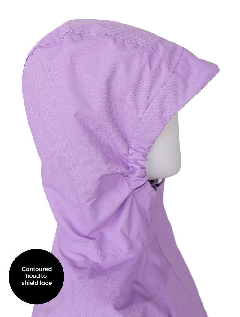 SplashMagic Rainshell Jacket- Periwinkle/Dragonfly