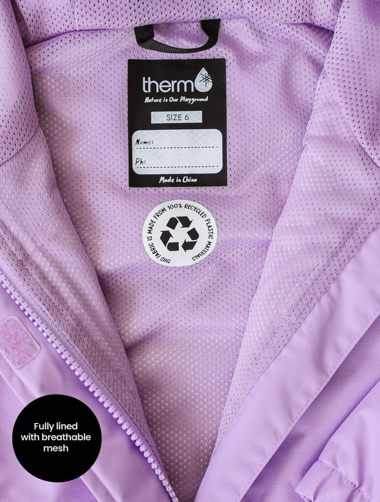 SplashMagic Rainshell Jacket- Periwinkle/Dragonfly
