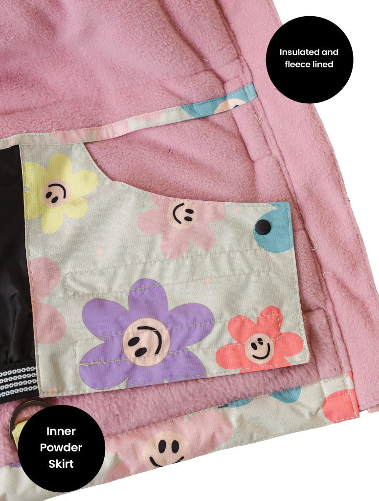 Snowrider Winter Jacket- Happy Daisy