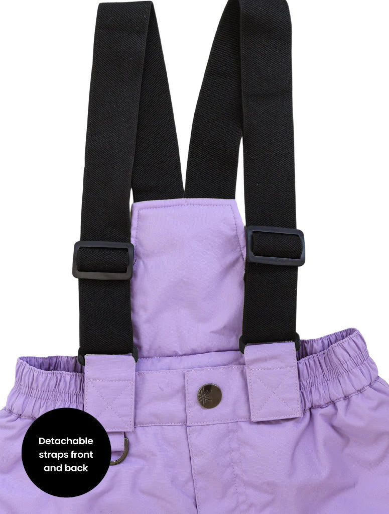 Snowrider Convertible Ski Pants- Periwinkle