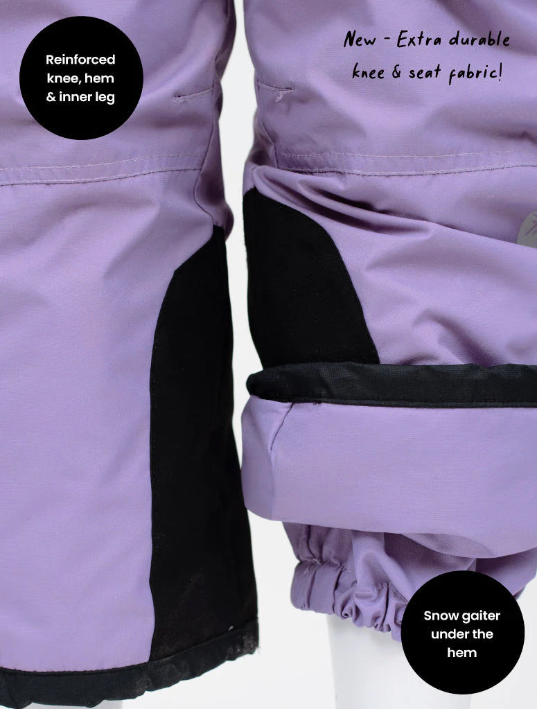 Snowrider Convertible Ski Pants- Periwinkle