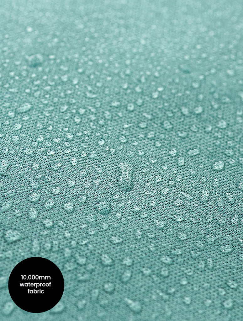 All-Weather Fleece Onesie- Seafoam