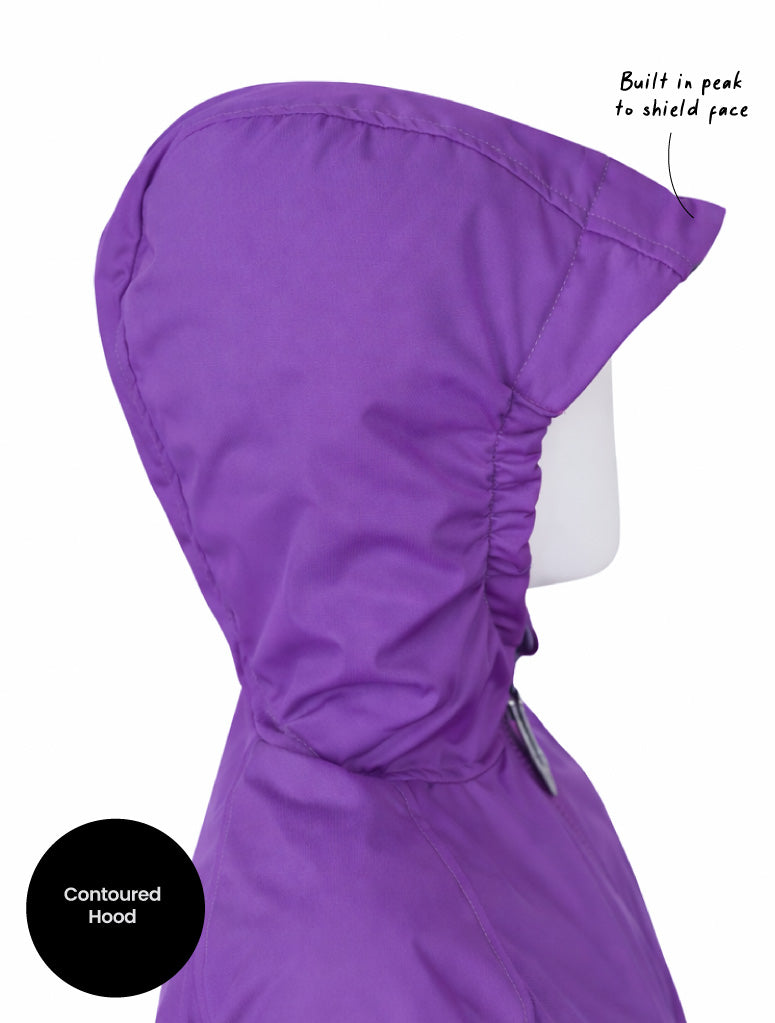 SplashMagic Hydracloud Puffer Jacket- Violet/Magical Friends