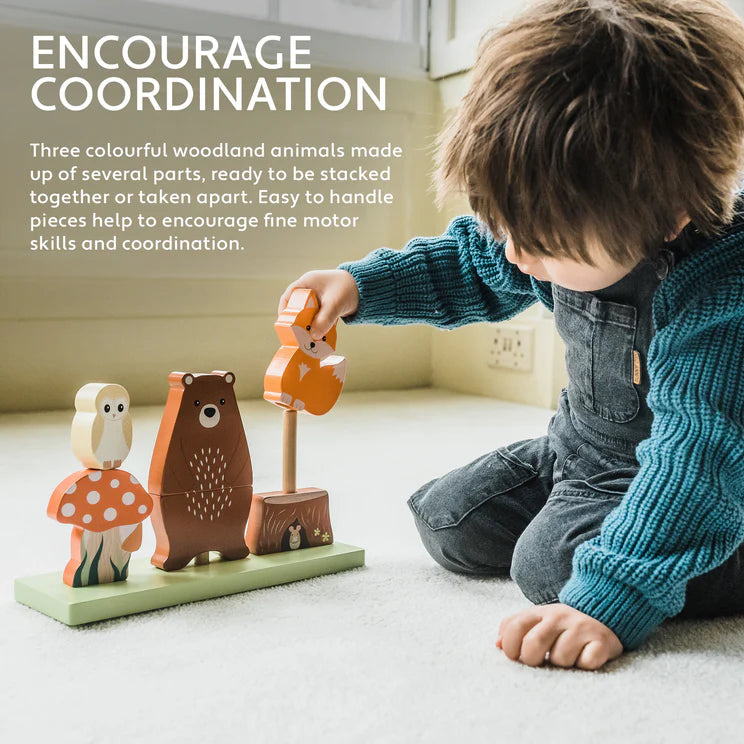 Woodland Animal Stacking Toy
