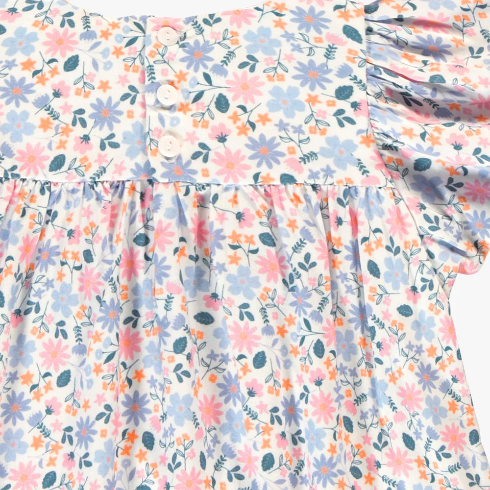 Pastel Flowers Baby Dress