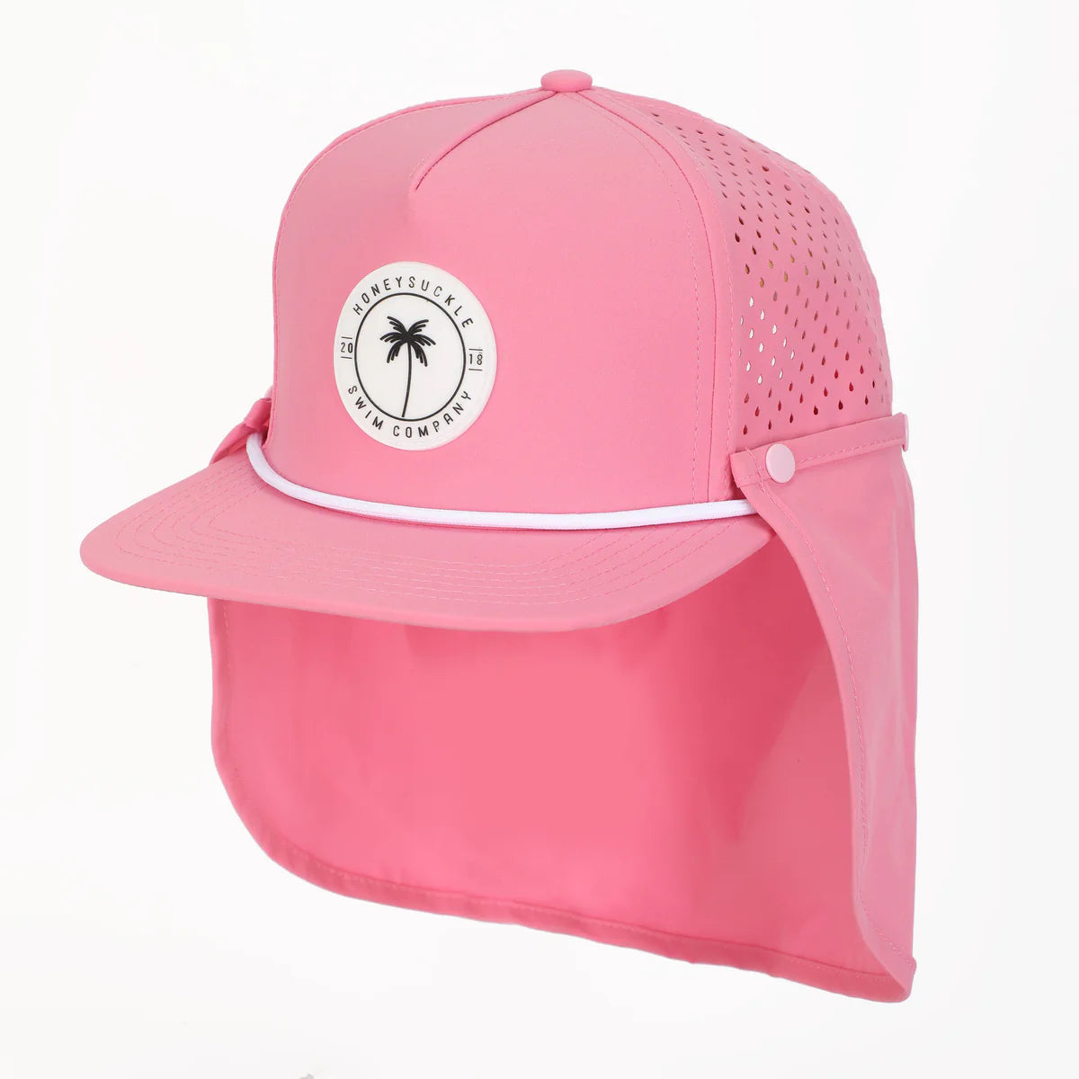 Snapback Sunhat- Bright Pink