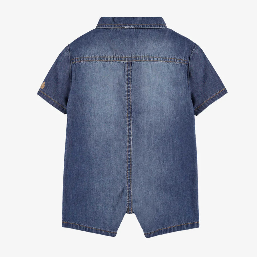 Denim Shortie Romper
