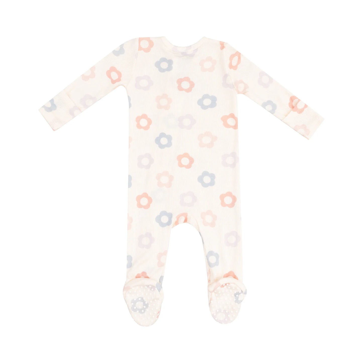 Daisy Pop Ribbed Zip Footie