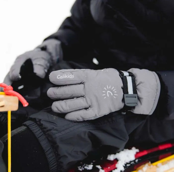 Neoprene Cuff Winter Gloves- Charcoal