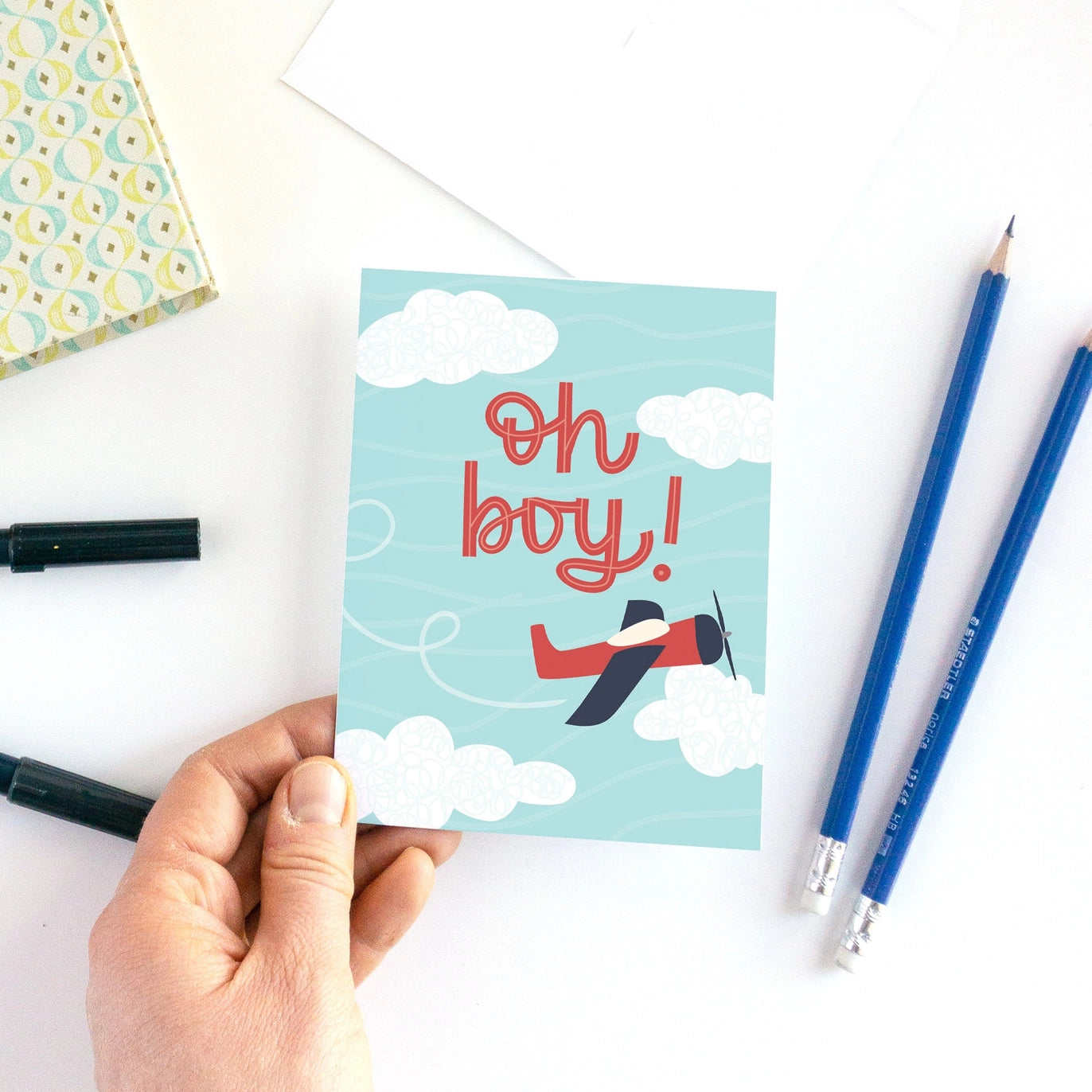 Oh Boy! New Baby Card