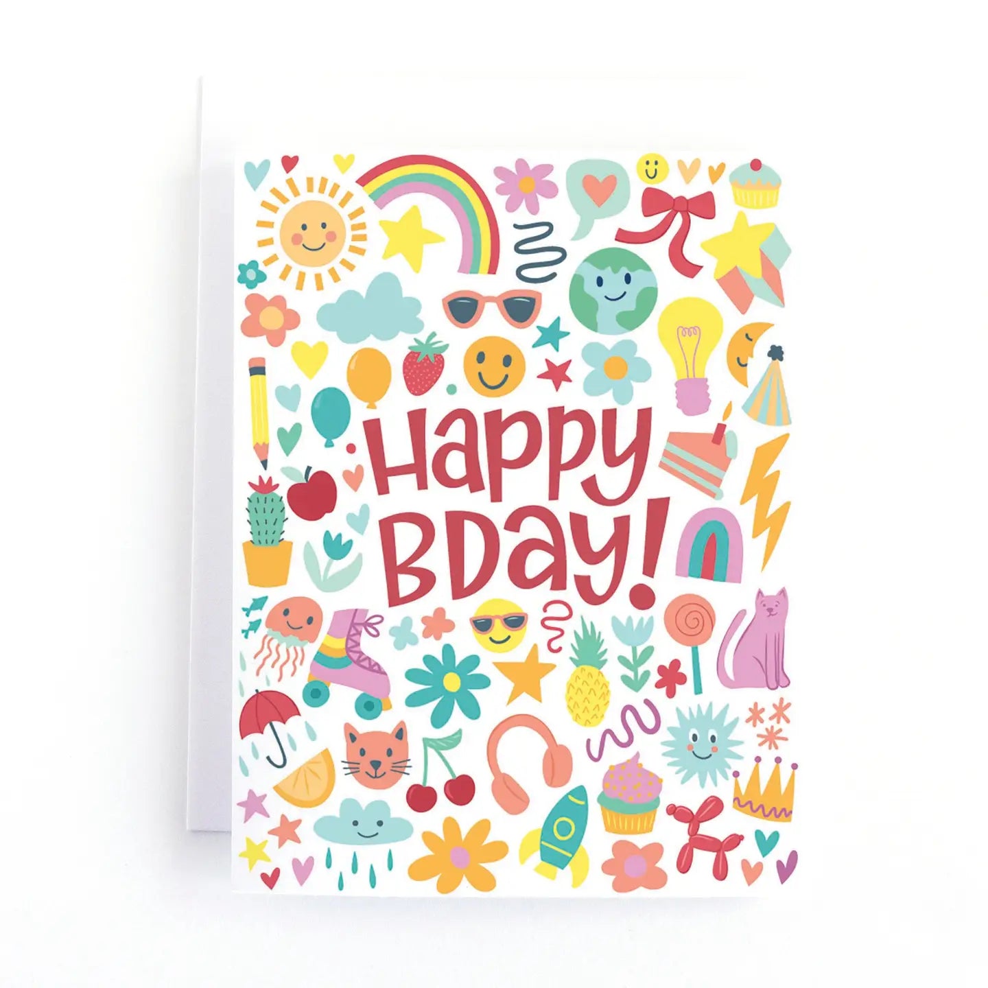 Eye Spy Pink Birthday Card