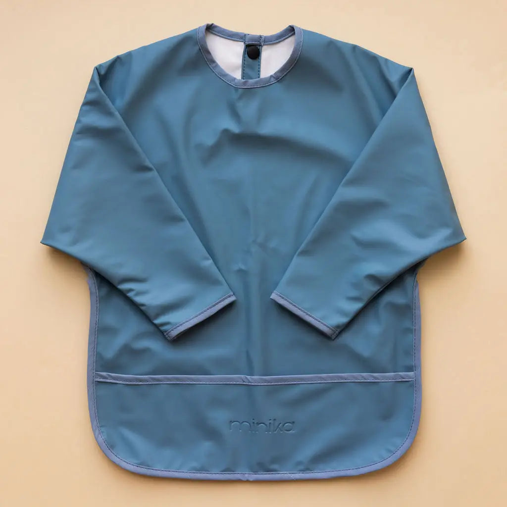 Long Sleeve Bib- Indigo