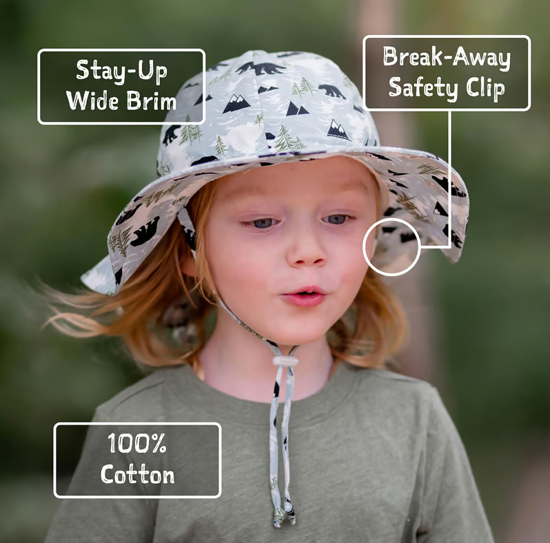 Cotton Floppy Hat- Strawberry